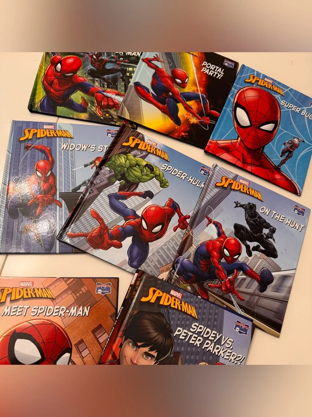 Marvel Spider-Man Me Reader 8-Book Library (books only no reader)